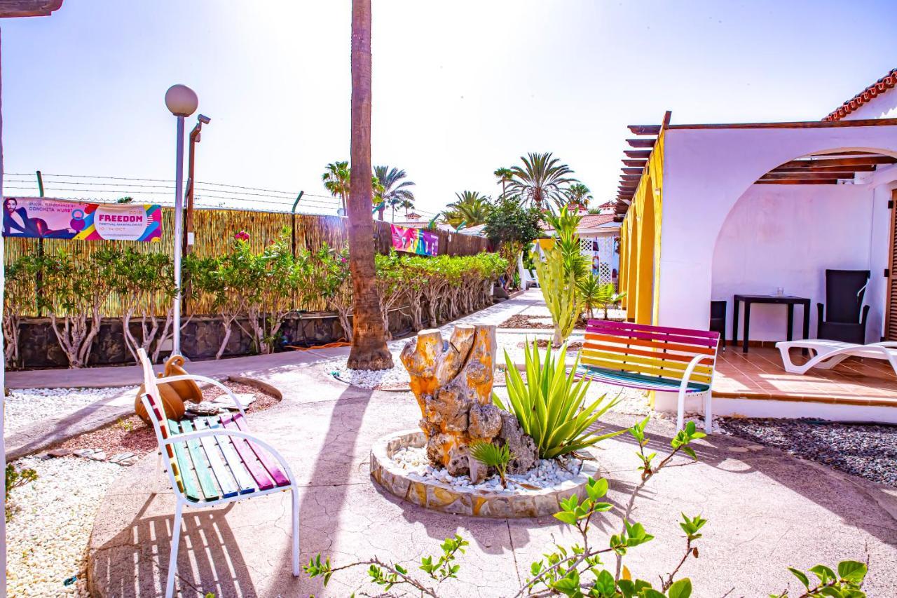 Rainbow Golf Bungalows, Gay Men-Only Resort Maspalomas  Dış mekan fotoğraf